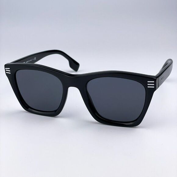 NEW Burberry BE4348 Cooper 300187 Black Dark Grey Square Unisex Sunglasses - Picture 5 of 11